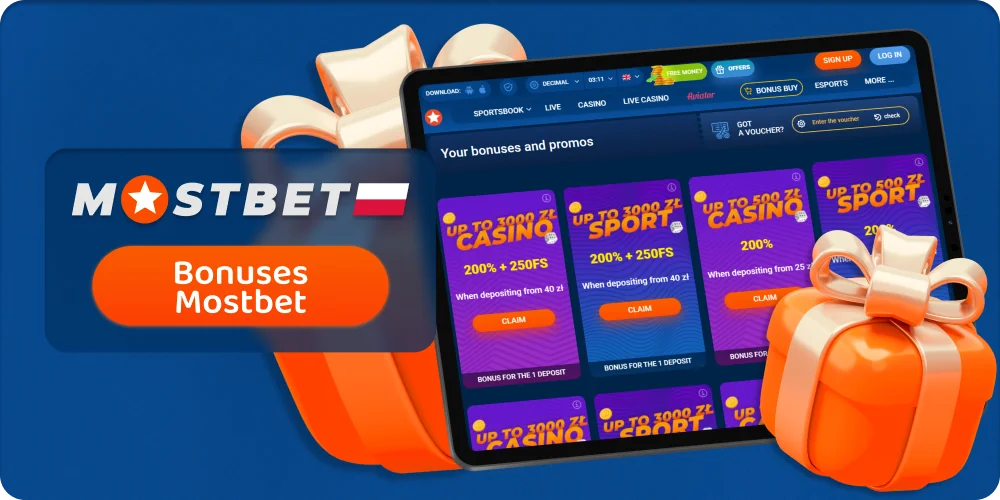 Zdobądź bonusy, które umilą Ci korzystanie z serwisu Mostbet